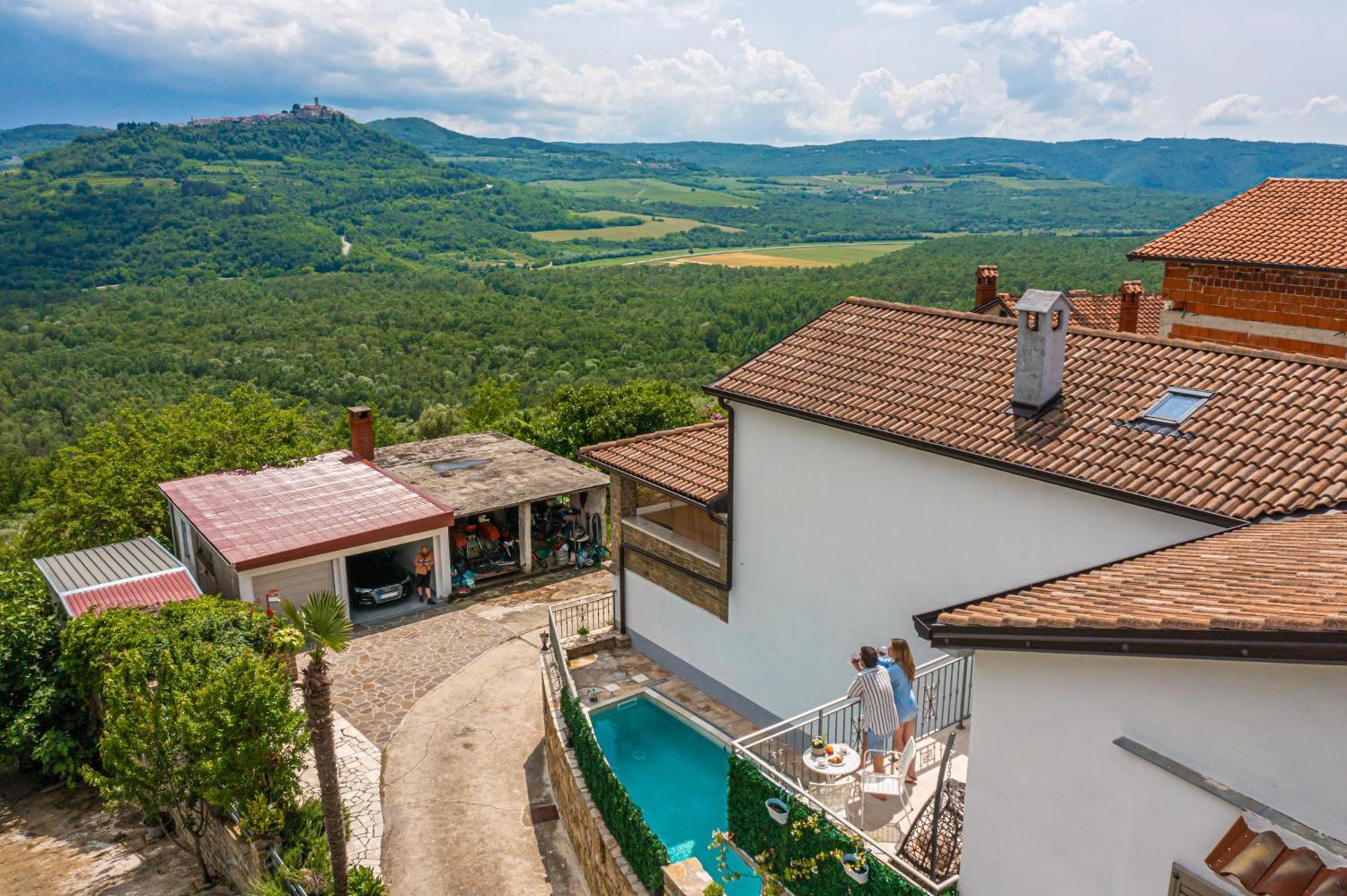 Holiday Home Belveder Motovun With Heated Pool Livade Εξωτερικό φωτογραφία